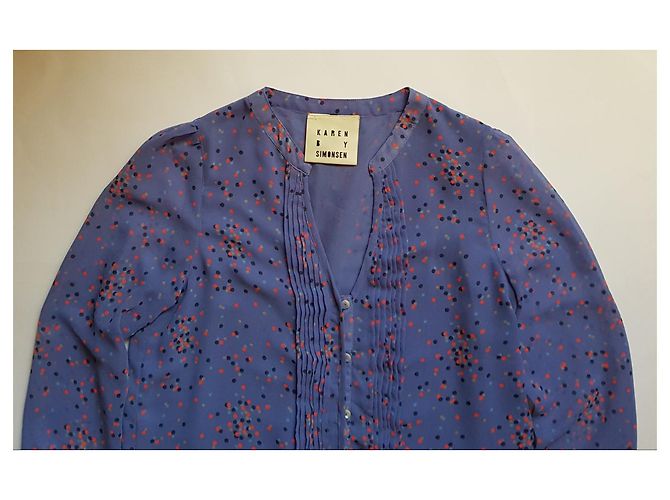 Autre Marque Karen By Simonsen Hemd aus Polyester mehrfarbig Mehrfarben - Ansicht 3