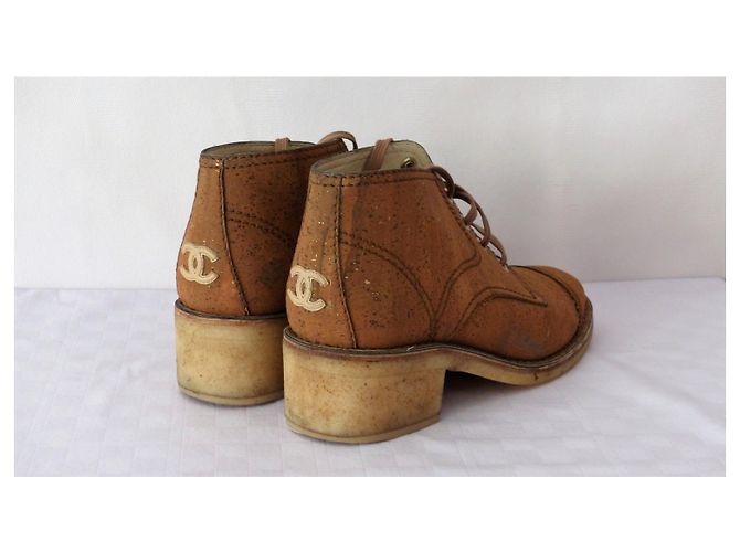 Chanel Lacets Beige - vue 3