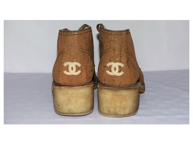 Chanel Lacets Beige - vue 4