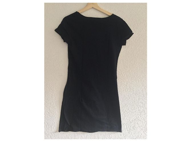 Autre Marque Abito corto School Rag nero in cotone - vista 3