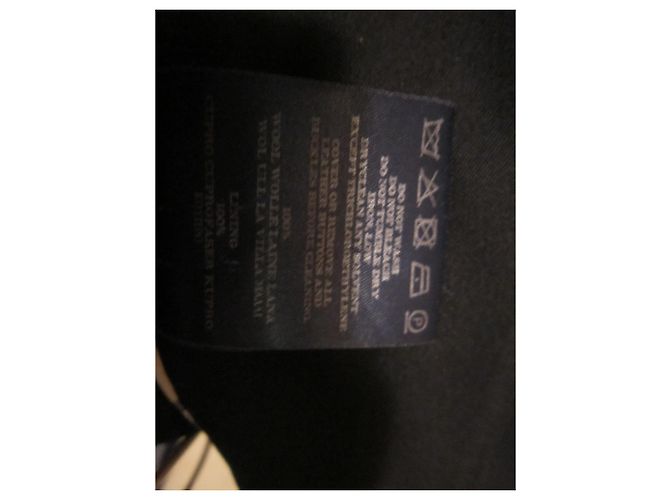 Falda de lana negra Burberry Negro - vista 4