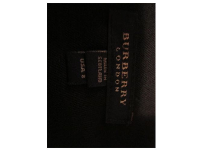 Falda de lana negra Burberry Negro - vista 5