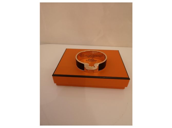 Hermès GM Click-Armband Schwarz Golden - Ansicht 5