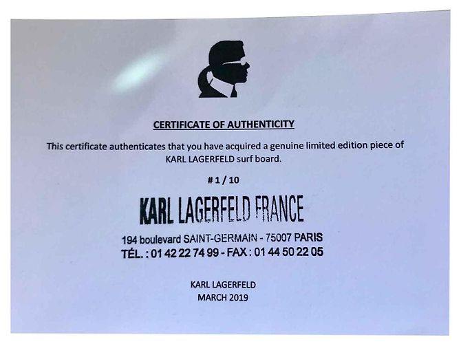 Karl Lagerfeld Surf Board - view 2