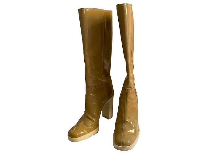 Miu Miu Lackstiefel - Ansicht 2