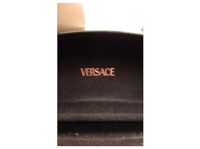 Occhiali da sole Versace argentati in acciaio Argento - vista 3