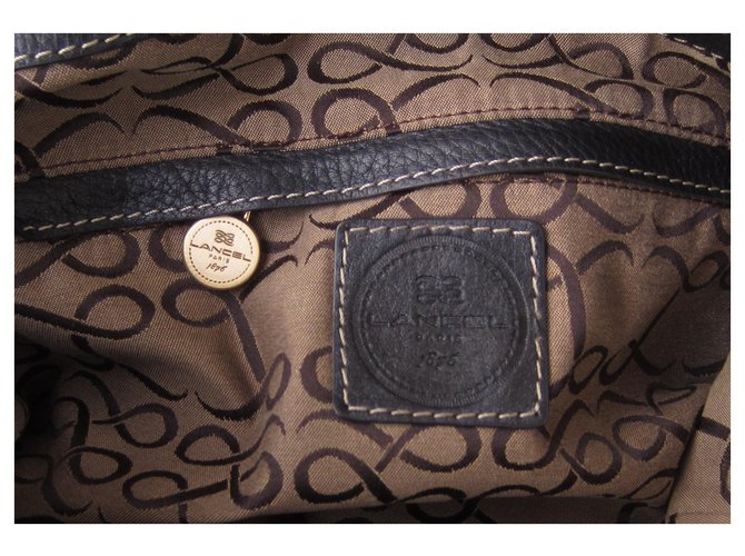 Borsa Lancel in pelle nera Nero - vista 11