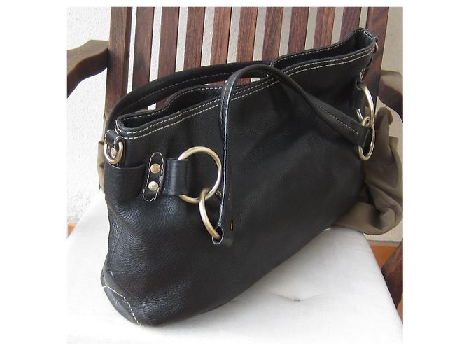 Borsa Lancel in pelle nera Nero - vista 6