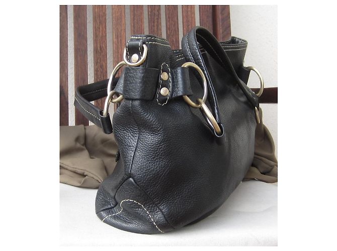 Borsa Lancel in pelle nera Nero - vista 7