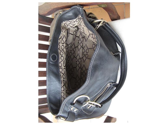 Borsa Lancel in pelle nera Nero - vista 8