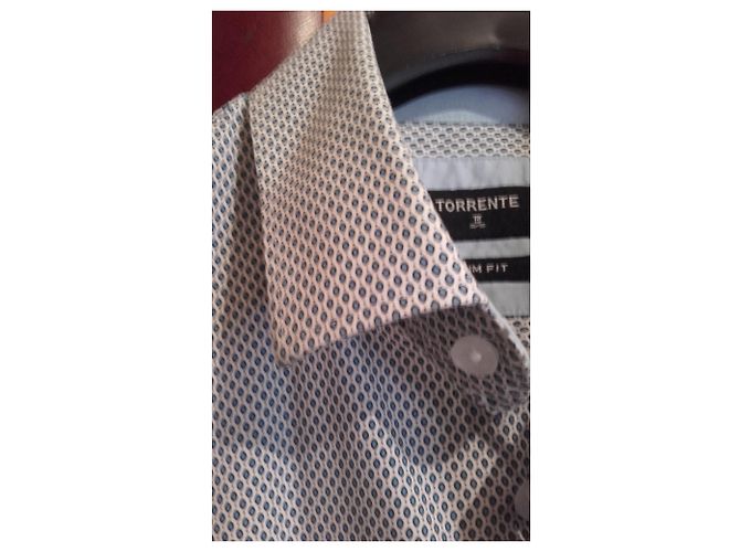 Torrente Slim Fit Langarmhemd hellblau - Ansicht 3