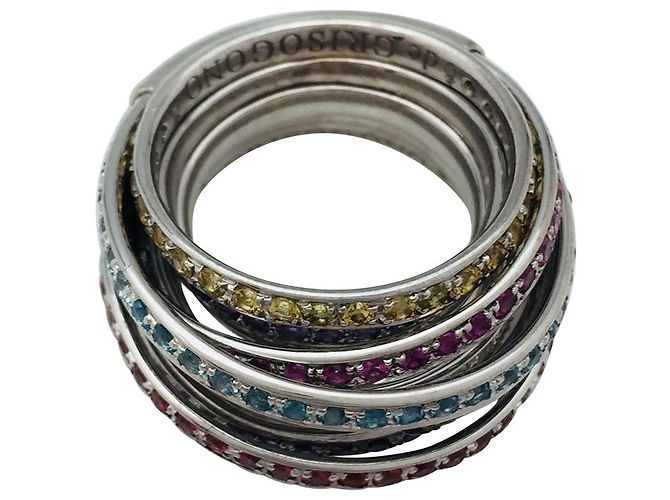 De Grisogono Ring, modello "Allegra", pietre colorate. - vista 3