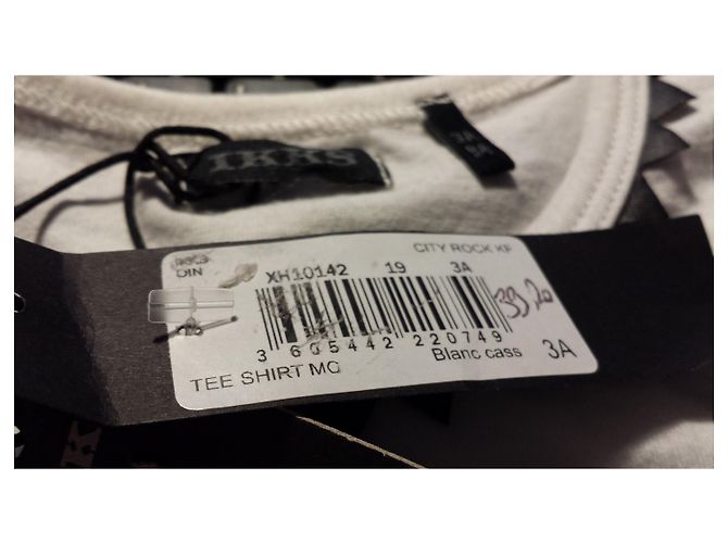 Ikks Mädchen T-Shirt Baumwolle Eggshell Aus weiß - Ansicht 2