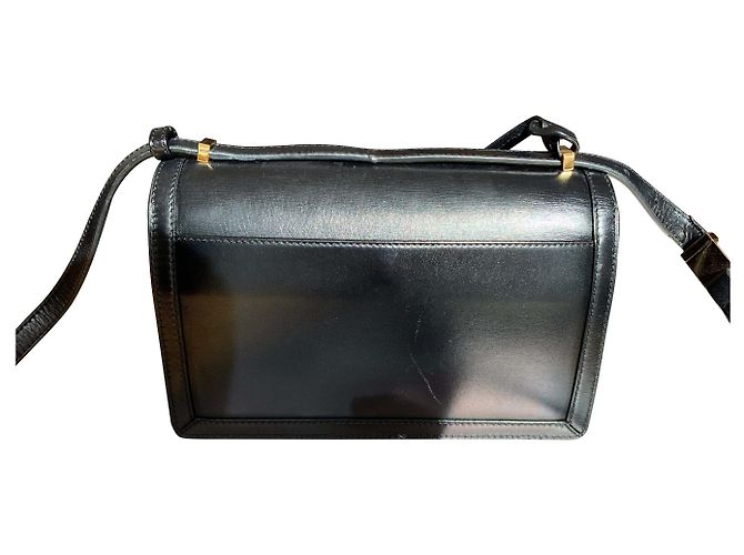 Borsa Loewe Barcelona in pelle nera Nero - vista 2