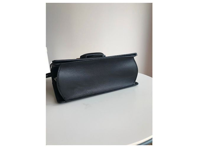 Borsa Loewe Barcelona in pelle nera Nero - vista 5