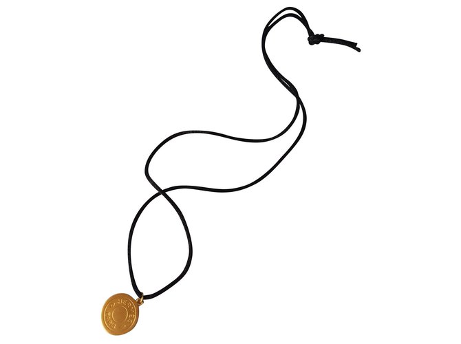 Hermès Sattelnagel Schwarz Golden - Ansicht 2