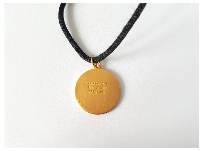 Hermès Sattelnagel Schwarz Golden - Ansicht 3