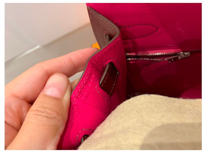 Hermès Kelly Sellier 28 Couro Multicor - vista 8