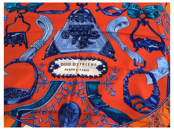 Hermès dúo estribo Naranja - vista 4