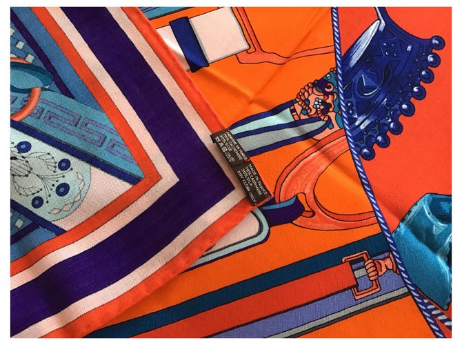 Hermès dúo estribo Naranja - vista 8