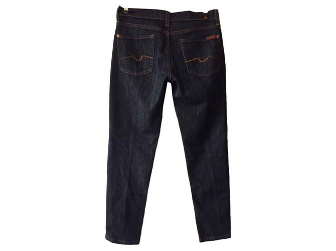 Vaqueros 7 For All Mankind Azules de Algodón - vista 2