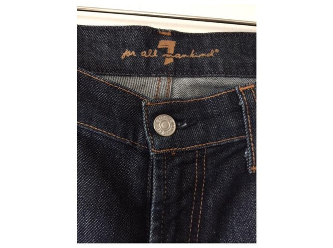 Vaqueros 7 For All Mankind Azules de Algodón - vista 3