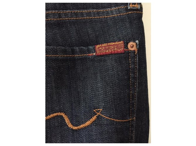 Vaqueros 7 For All Mankind Azules de Algodón - vista 4