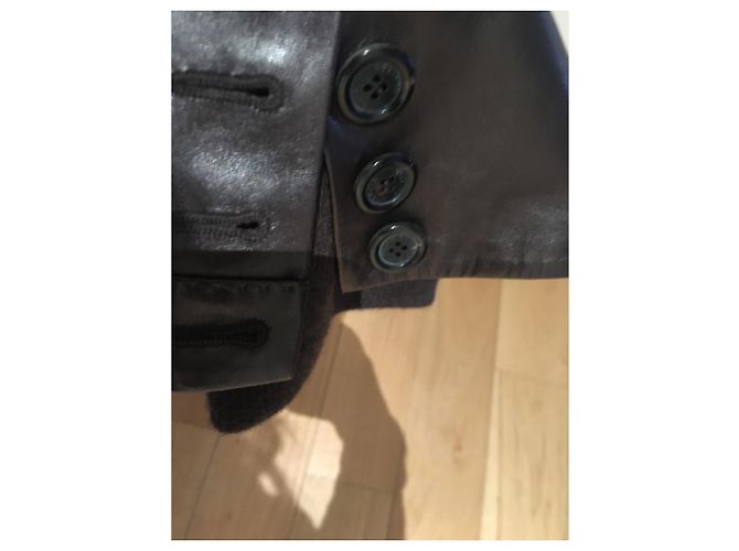 Louis Vuitton Leder Shorts Hose Schokolade - Ansicht 5