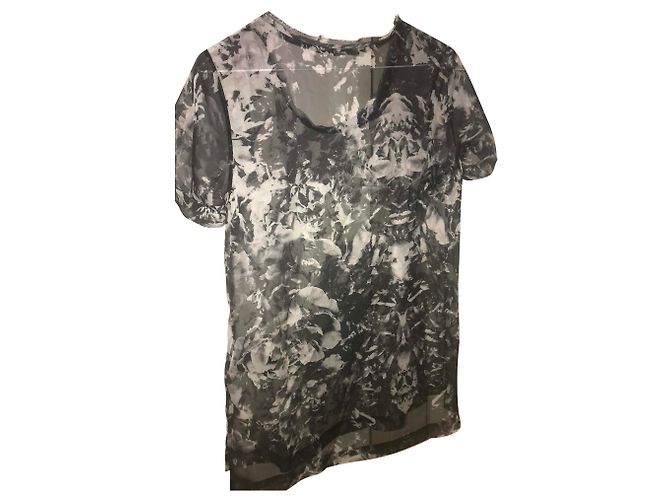 All Saints Schwarzes Oberteil aus Polyester XS - Ansicht 2