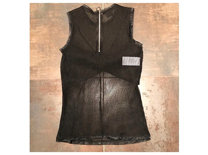 Top trasparente nero Pinko - vista 5