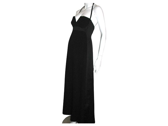 Max Mara Abendkleid in Schwarz - Ansicht 2