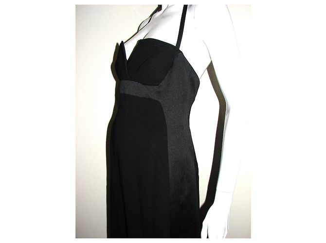Max Mara Abendkleid in Schwarz - Ansicht 4