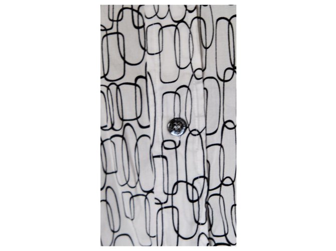 D&G Camicia D & G con disegni arrotondati Bianco - vista 4