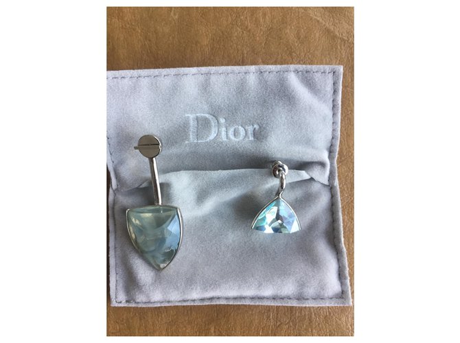Orecchini Dior DIOR SET argentati metallo Argento - vista 4