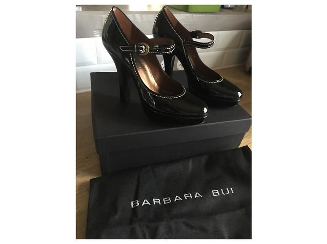 Barbara Bui BUI Babies Lackleder Pumps Schwarz Größe 36 - Ansicht 3