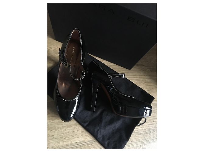 Barbara Bui BUI Babies Lackleder Pumps Schwarz Größe 36 - Ansicht 5