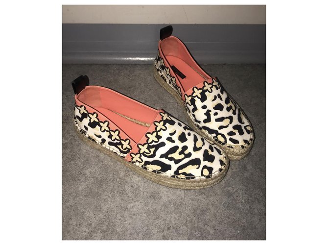 Louis Vuitton espadrillas Stampa leopardo - vista 6