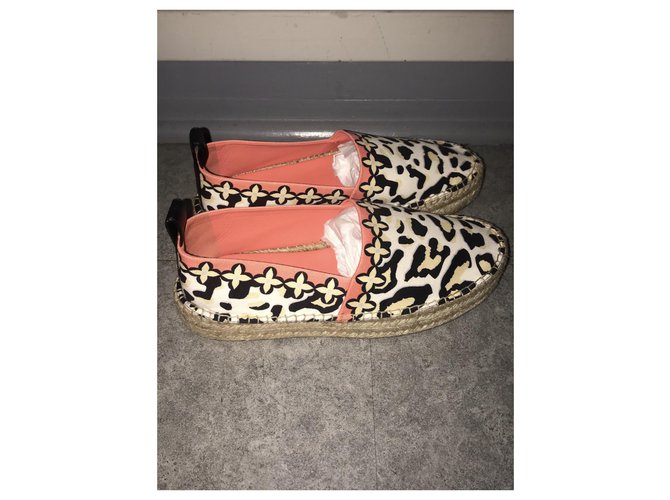 Louis Vuitton espadrillas Stampa leopardo - vista 7