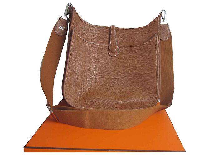Hermès Bolsa de hermes Evelyne Caramelo - vista 2