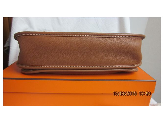 Hermès Bolsa de hermes Evelyne Caramelo - vista 3