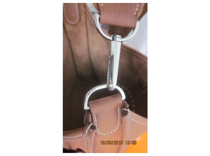 Hermès Bolsa de hermes Evelyne Caramelo - vista 6