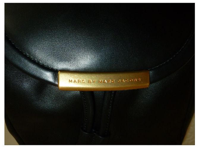 Marc by Marc Jacobs Black leather backpack - view 6