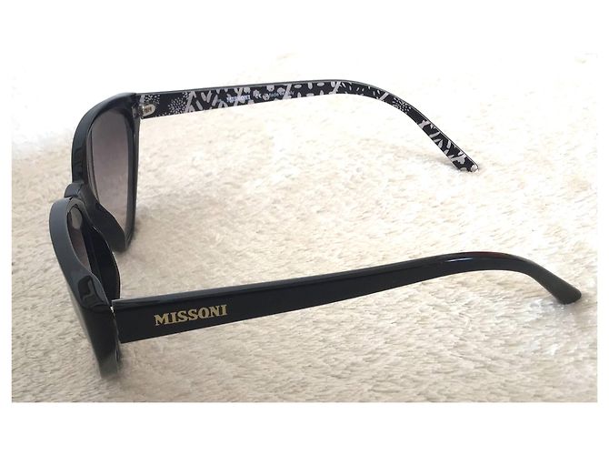 Gafas de sol M Missoni negras de plástico Negro - vista 4