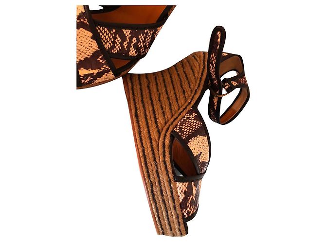 Lanvin Sandalen aus Python Leder Mehrfarbig Mehrfarben - Ansicht 2