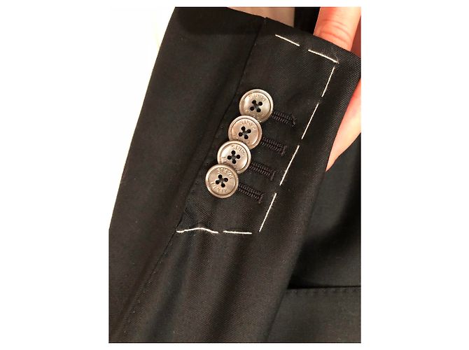 Autre Marque Dark blue wool suit size 54 - view 10