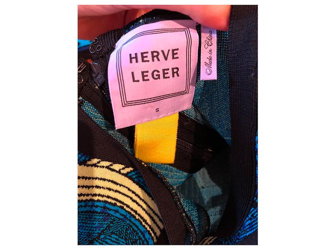 Abito Herve Leger Multicolore - vista 4