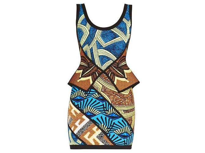 Abito Herve Leger Multicolore - vista 6