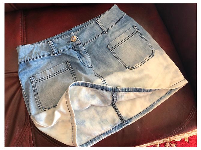 Chanel Shadow Jeansrock - Ansicht 6