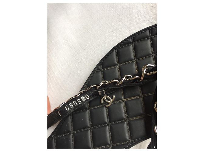 Chanel Sandalen Schwarz - Ansicht 4