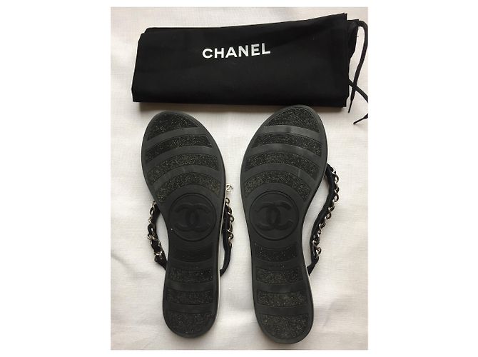 Chanel Sandalen Schwarz - Ansicht 5